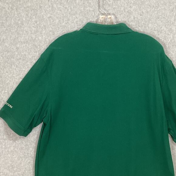 Masters Collection Polo Shirt Size L Pima Cotton Short Sleeve Solid Green Golf - Picture 7 of 16